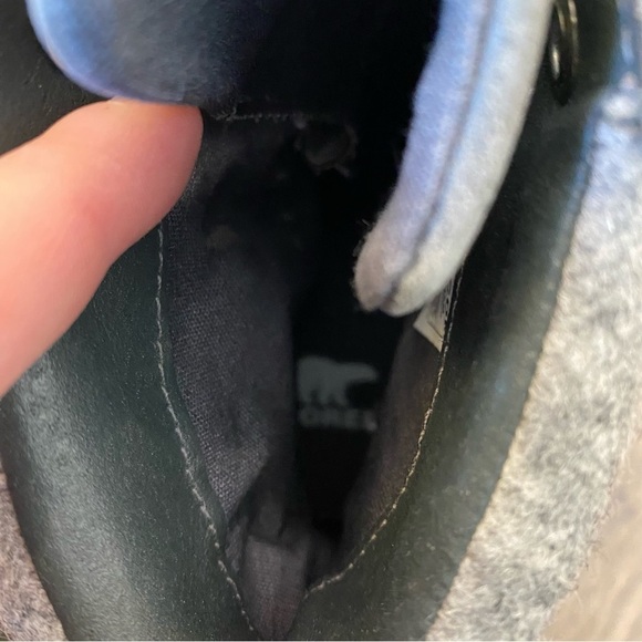 Sorel Green Lace Up Combat Boots Size 9 - Picture 5 of 8